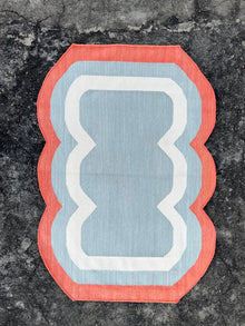  Scalloped Dhurrie 2 x 3 (in stock)