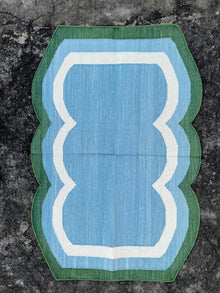  Scalloped Dhurrie 2 x 3 (in stock)