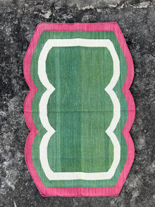  Scalloped Dhurrie 2 x 3 (in stock)